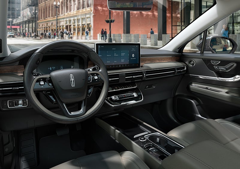 The interior dashboard of 2024 Lincoln Corsair® SUV is shown here. | Apple Lincoln Apple Valley in Apple Valley MN