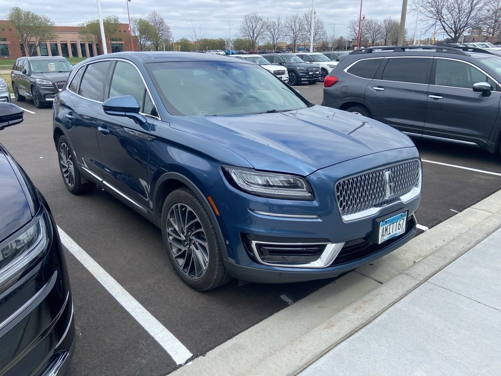 Certified 2019 Lincoln Nautilus Reserve with VIN 2LMPJ8L95KBL14278 for sale in Apple Valley, Minnesota