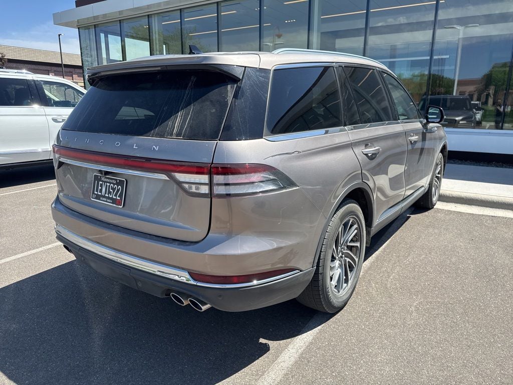Certified 2021 Lincoln Aviator Base with VIN 5LM5J6XC9MGL13401 for sale in Apple Valley, Minnesota