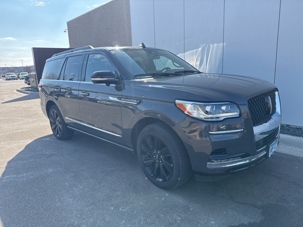 Certified 2023 Lincoln Navigator Black Label with VIN 5LMJJ2TG5PEL10009 for sale in Apple Valley, Minnesota