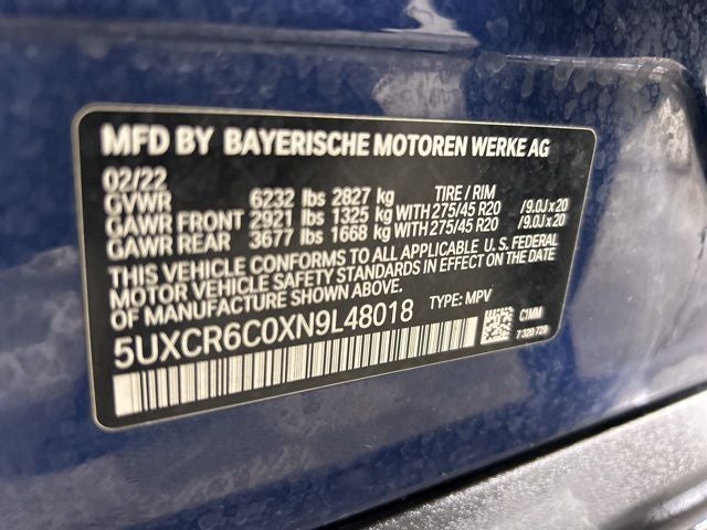 2022 BMW X5 xDrive40i