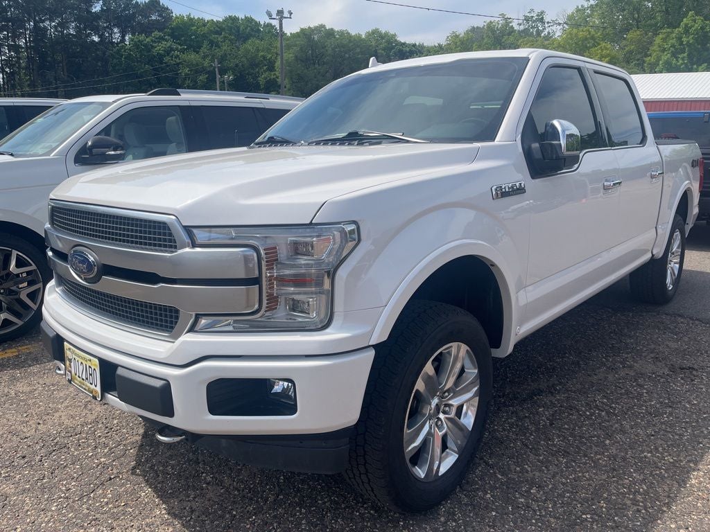 Used 2019 Ford F-150 Platinum with VIN 1FTEW1E48KFC08665 for sale in Apple Valley, Minnesota