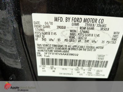 2010 Ford F-150 FX4