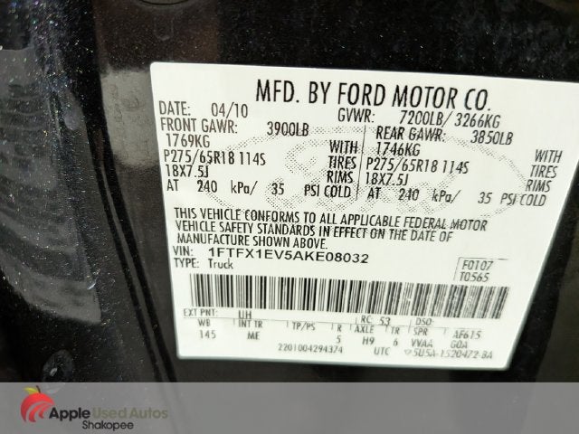 2010 Ford F-150 FX4