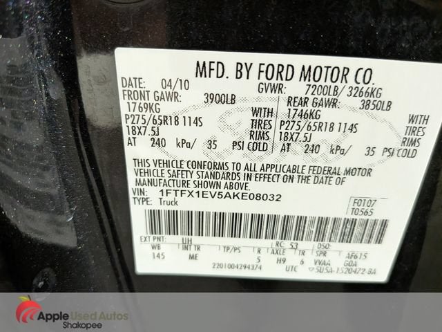 2010 Ford F-150 FX4