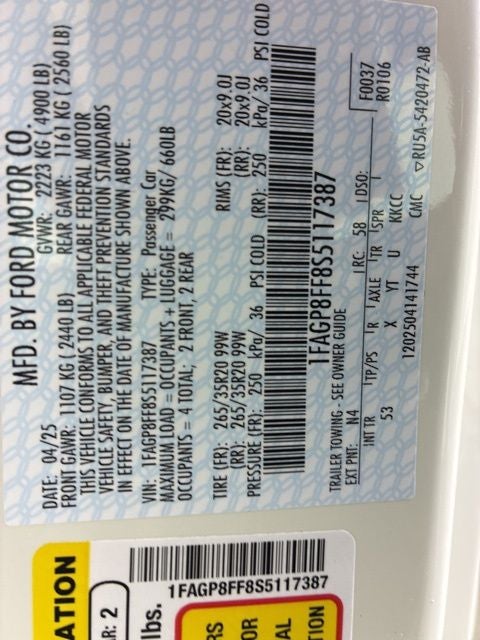 2025 Ford Mustang GT Premium