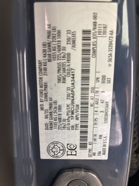 2023 Ford Escape ST-Line Select