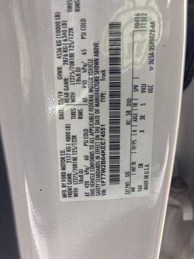 2019 Ford F-250SD Lariat