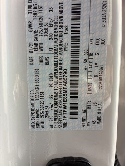 2021 Ford F-150 Platinum