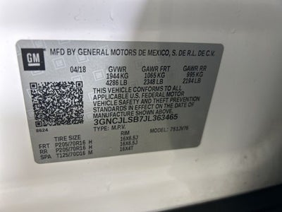 2018 Chevrolet Trax LT