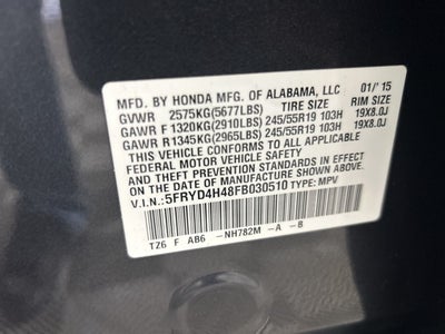 2015 Acura MDX 3.5L Technology Package SH-AWD