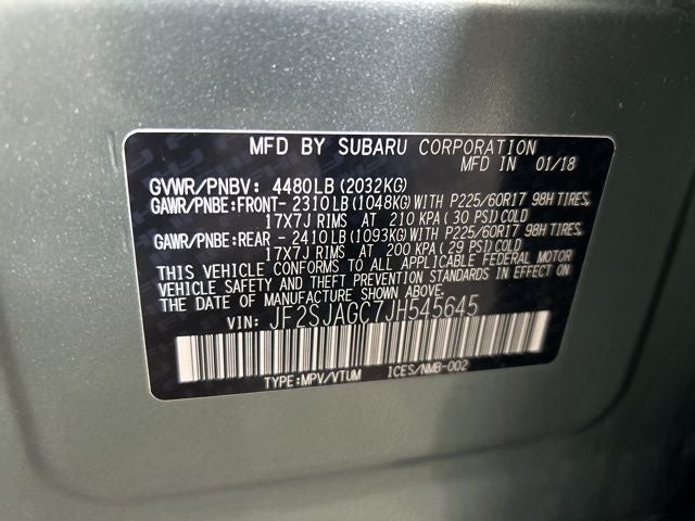 2018 Subaru Forester 2.5i Premium
