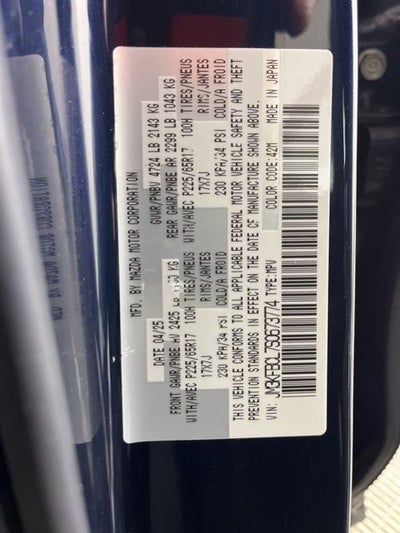 2025 Mazda Mazda CX-5 2.5 S Preferred Package