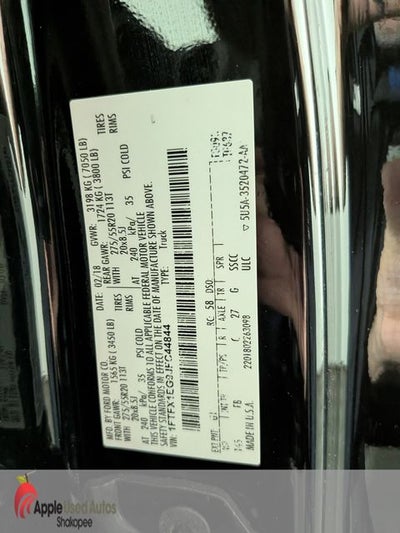 2018 Ford F-150 XLT Sport