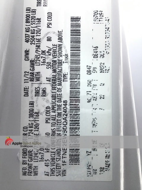 2013 Ford E-250 Commercial