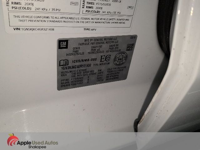 2016 Chevrolet Suburban LTZ