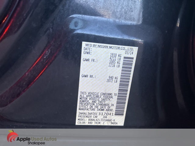 2014 Nissan Altima 2.5 SL