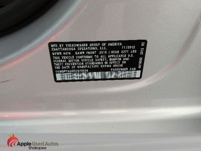 2013 Volkswagen Passat 2.5 SE