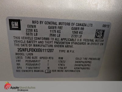 2014 Chevrolet Equinox LT 1LT