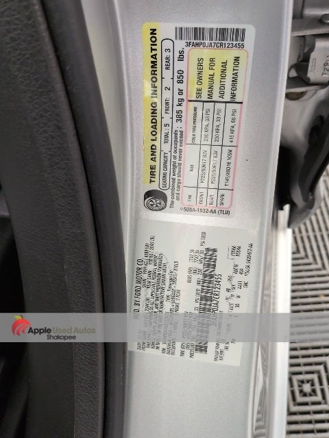 2012 Ford Fusion SEL