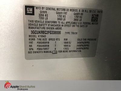 2015 Chevrolet Silverado 1500 LT LT2