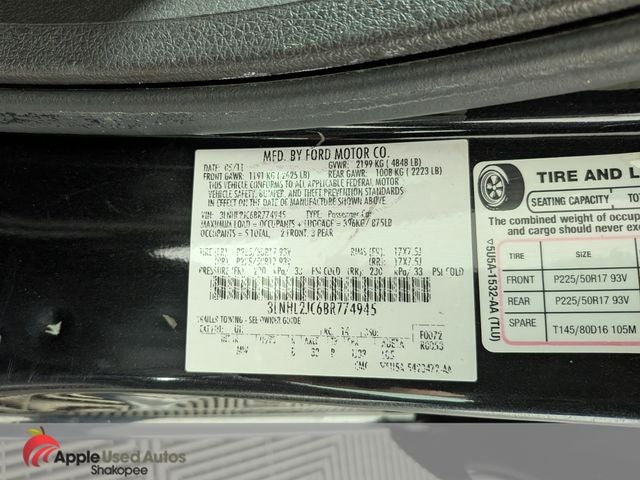 2011 Lincoln MKZ Base