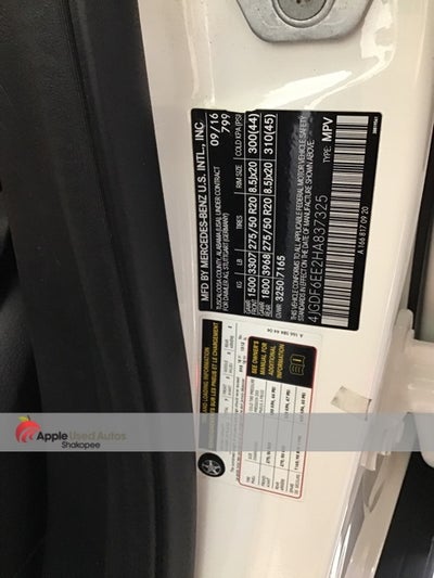 2017 Mercedes-Benz GLS GLS 450 4MATIC®