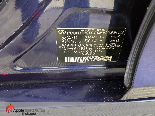 2013 Hyundai Sonata GLS