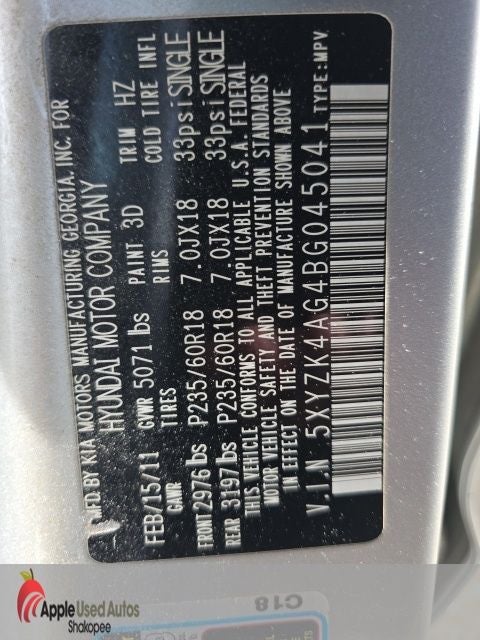 2011 Hyundai Santa Fe Limited