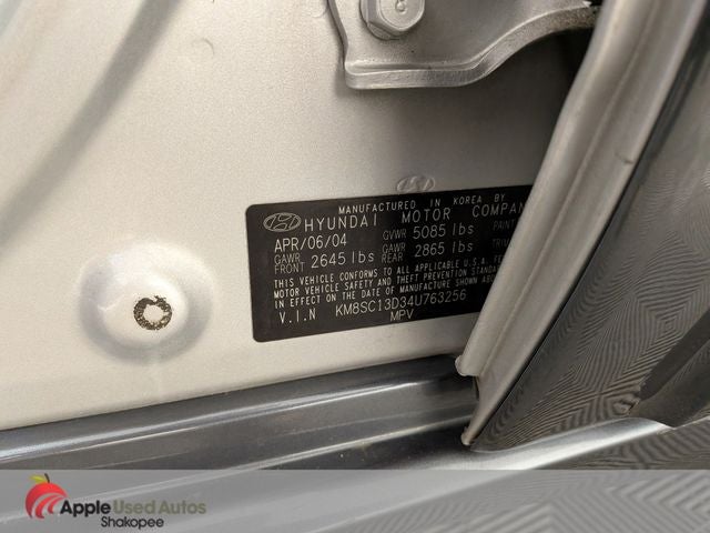 2004 Hyundai Santa Fe GLS 2.7L V6