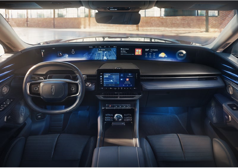 The panoramic display is shown in a 2026 Lincoln Nautilus® SUV. | Apple Lincoln Apple Valley in Apple Valley MN