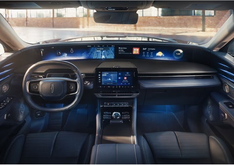 The panoramic display is shown in a 2026 Lincoln Nautilus® SUV. | Apple Lincoln Apple Valley in Apple Valley MN
