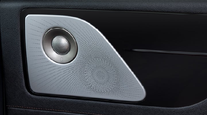 A close-up view of the available Revel® Ultima 3D Audio System. | Apple Lincoln Apple Valley in Apple Valley MN