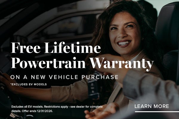 Lifetime Powertrain Warranty image - mobile